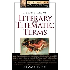 A Dictionary of Literary & Thematic Terms (Facts on File Writer's Library) (Facts on File Writer's Library)
