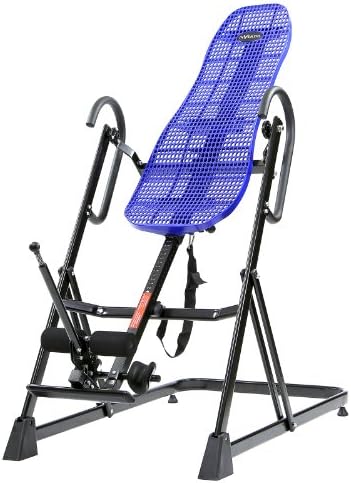 Invertio Premium Inversion Table w/ Ergonomic Comfort Backrest - Blue