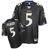 Reebok Baltimore Ravens Joe Flacco Youth Replica Alternate Jersey Extra Large