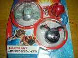 Bakuglow Bakugan Starter Pack (GreyFoxbat, Black Neo Dragonoid,Red Mystery Ball)