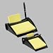 3M Post-it(R) Note Holder, 3in. x 5in., Black