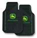 John Deere Factory Style Logo Trim-To-Fit Molded Passenger/Driver Front Floor Mats - Set of 2