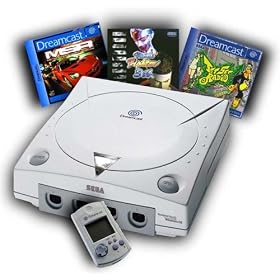 Dreamcast Ultimate Pack, Includes: MSR, Jet Set Radio, Virtua Fighter 3 and Visual Memory Unit.