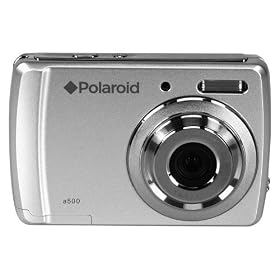 Polaroid CAA-500SC 5MP CMOS Digital Camera with 1.8-Inch LCD Display (Silver)