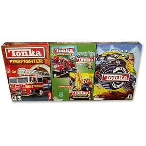 Tonka Monster Trucks, Firefighter, Search and Rescue 2 and Construction 2 by 
