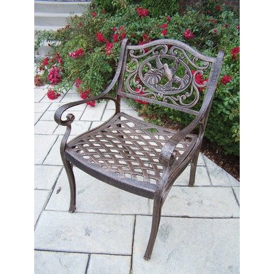 Oakland Living 3312-AB Hummingbird Arm Outdoor Dining Chair