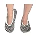 Womens Chic-lets Snoozies Ballerina Slippers with Comfort Fit Sole