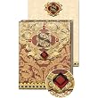S Monogram Jewel and Gold Foil Embellished Pocket Note Pad, One