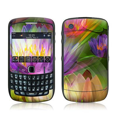Skinsdecals on Lily Design Skin Decal Sticker For Blackberry Curve 8500 8520 8530