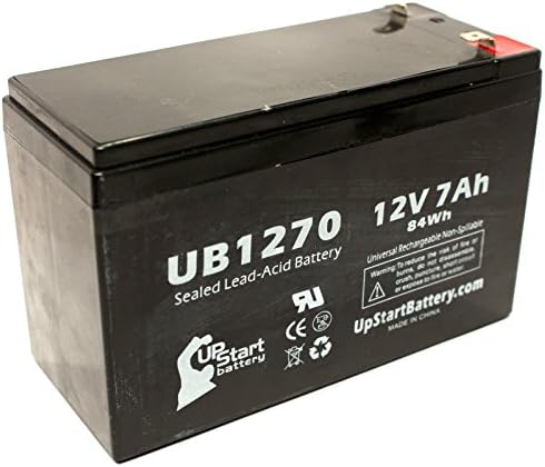 4x Pack - Altronix PT724AE Battery - Replacement UB1270 Universal Sealed Lead Acid Battery (12V, 7Ah, 7000mAh, F1 Terminal, AGM, SLA) - Includes 8 F1 to F2 Terminal Adapters