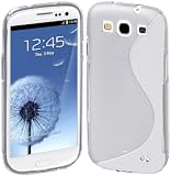 Cimo S-Line Back Flexible Cover TPU Case for Samsung Galaxy S III S3 (AT&T, T-Mobile, Sprint, Verizon, US Cellular, International) - Clear