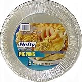 E-Z FOIL/PACTIV 90810 2PK XLG Foil Pie Pan (12 pack)