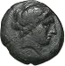 350Bc 2 Headed Certified Ancient Greek Coin Male Nymph