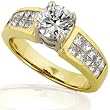 2.00ct TW IGI Certified Round Brilliant Diamond Engagement Ring in 18kt Yellow Gold