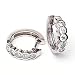 1 Carat 14KWG Diamond Hoop Earrings