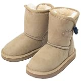 Kids Foret ２WAYキッズムートンブーツ【B57540】 (18cm, ベージュ)