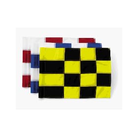 Tie-Style Checkered Golf Flags - Set of 9