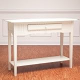 White Bead Board Sofa Table Picture