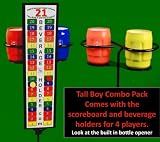 Tall Boy Scoreboard and Beverage Holder - Combo Pack