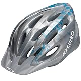 Giro Indicator Bike Helmet (Silver/Ice Blue Flowers , Universal Fit)