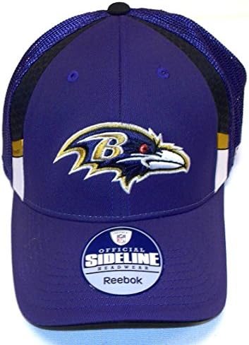 NFL Baltimore Ravens Sideline Draft Flex Reebok Hat - L/XL