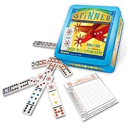Spinner Dominoe Game in a Tin by Puremco