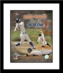 David Wright New York Mets MLB Framed 8x10 Photograph 30/30 Club Collage