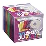 Memorex 30-pack Slim CD Jewel Case (5mm)- Assorted Colors