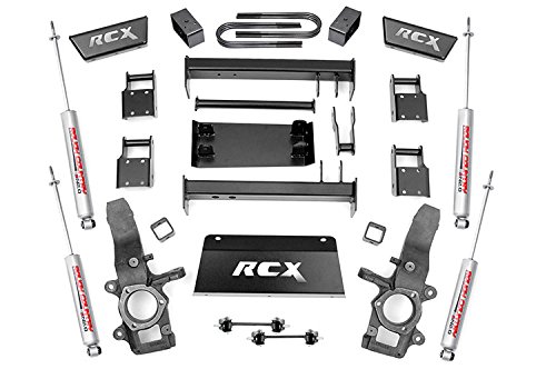 Rough Country - 476.20 - 4-5-inch Suspension Lift Kit (4-inch Rear Blocks) w/ Premium N2.0 Shocks
