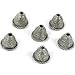 6 Bali Bead End Caps Cones Thimble Antique Silver