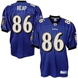 Baltimore Ravens Jerseys : Reebok NFL Equipment Baltimore Ravens #86 Todd Heap Purple Authentic Football Jersey