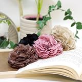 pasapas シュシュのような大人可愛い薔薇ヘアゴム レディース ベージュ ggom0005-be-ma