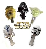 Star Wars Golf Head Cover Collector Series Set 460 cc (Yoda, Darth Vader, Chewbacca, R2D2, Storm Trooper)