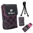 Black/Pink Carrying Case for the all-new Flip SlideHD Pocket Camcorder *** Includes Mini Tripod