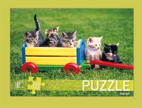 Bild und Heimat Puzzle Katzen: 330 Teile, DIN A3