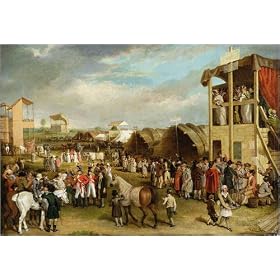 poster / affiche An Extensive View of the Oxford Races est disperible en (L x H): 90 x 60 cm de C...