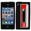 Classic Cassette Silicone Case Skin For iPhone 4 4G