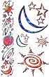 Cosmic Order Temporary Tattoo
