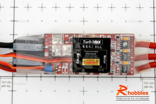 Turborix Advance 80A Brushless Motor ESC Electronic Speed Controller Turborix Advance 80A Brushless Motor ESC Electronic Speed Controller