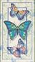 Dimensions Stamped Cross Stitch, Butterfly Trio