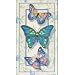 Dimensions Needlecrafts Stamped Cross Stitch, Butterfly Trio