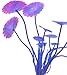 Umiwe(TM) Decoration Lifelike Purple Plastic Simulated Sea Plants/Marine Plants/Flora for Aquarium Fish Tank With Umiwe Accessory Peeler