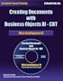 Business Objects XI - CBT: Web Intelligence XI