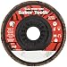 Weiler Trimmable Back Saber Tooth Abrasive Flap Disc, Type 29, Round Hole, Phenolic Backing, Ceramic Aluminum Oxide