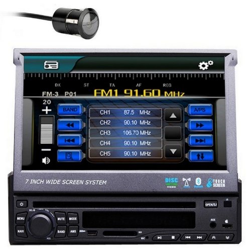 OUKU 7inch 1 Din TFT Screen InDash Car DVD Player With Bluetooth iPod