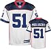 Paul Posluszny Jersey: Reebok White Replica #51 Buffalo Bills Jersey - Medium