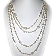 HinsonGayle "Yamini" Four-Strand White Pearl Necklace