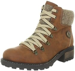 Rieker Y0430-24, Damen Boots, Braun (muskat/wood/tabak 24), EU 37