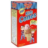 Joy Kids Cones, 60-Count Boxes (Pack of 12)