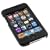 Solid Black Rubberized Snap on Crystal Hard Case for Apple Ipod Touch Itouch 8gb 16gb 32gb 2g 2nd Generation